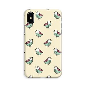 CaseCompany Vogeltjes: iPhone Xs Volledig Geprint Hoesje