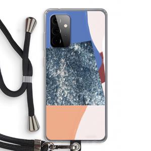 CaseCompany Billy: Samsung Galaxy A72 5G Transparant Hoesje met koord