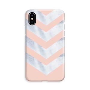 CaseCompany Marmeren pijlen: iPhone Xs Volledig Geprint Hoesje