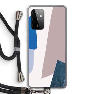 CaseCompany Lapis: Samsung Galaxy A72 5G Transparant Hoesje met koord
