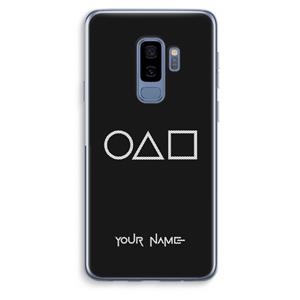 CaseCompany Squid Game: Samsung Galaxy S9 Plus Transparant Hoesje