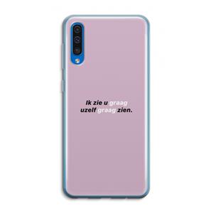 CaseCompany uzelf graag zien: Samsung Galaxy A50 Transparant Hoesje