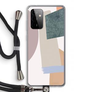 CaseCompany Lindo: Samsung Galaxy A72 5G Transparant Hoesje met koord