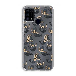 CaseCompany Zeemeermin: Samsung Galaxy M31 Transparant Hoesje