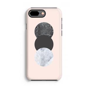 CaseCompany Marmeren cirkels: iPhone 7 Plus Tough Case
