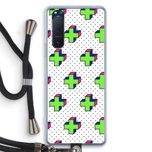 CaseCompany 8-bit N°10: Sony Xperia 5 II Transparant Hoesje met koord