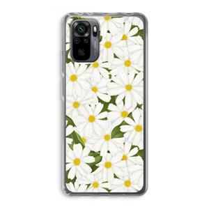 CaseCompany Summer Daisies: Xiaomi Redmi Note 10 Pro Transparant Hoesje