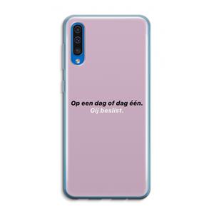 CaseCompany gij beslist: Samsung Galaxy A50 Transparant Hoesje