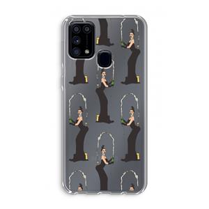 CaseCompany Pop Some Kim: Samsung Galaxy M31 Transparant Hoesje