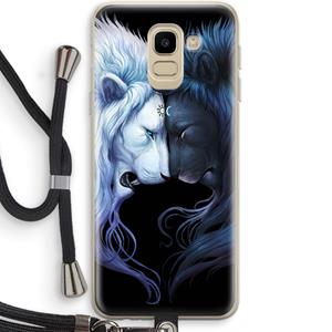 CaseCompany Brotherhood: Samsung Galaxy J6 (2018) Transparant Hoesje met koord