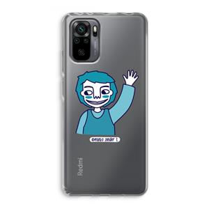 CaseCompany Zwaai: Xiaomi Redmi Note 10 Pro Transparant Hoesje