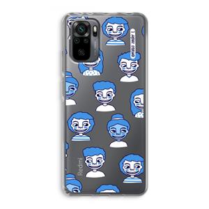 CaseCompany Gezichtjes: Xiaomi Redmi Note 10 Pro Transparant Hoesje