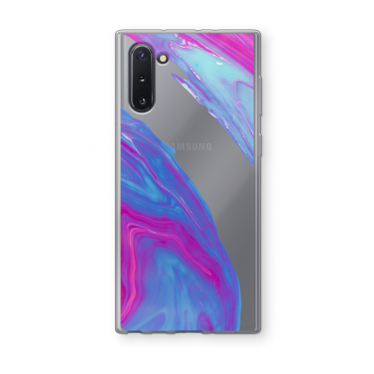 CaseCompany Zweverige regenboog: Samsung Galaxy Note 10 Transparant Hoesje