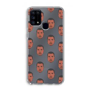 CaseCompany Kanye Call Me℃: Samsung Galaxy M31 Transparant Hoesje