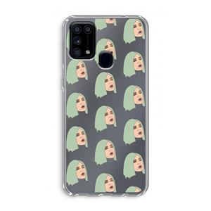 CaseCompany King Kylie: Samsung Galaxy M31 Transparant Hoesje