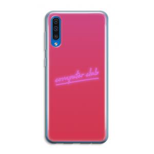 CaseCompany Vice Glow: Samsung Galaxy A50 Transparant Hoesje