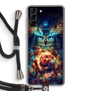 CaseCompany Aurowla: Samsung Galaxy S21 Plus Transparant Hoesje met koord