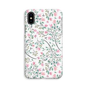 CaseCompany Sierlijke bloemen: iPhone Xs Volledig Geprint Hoesje