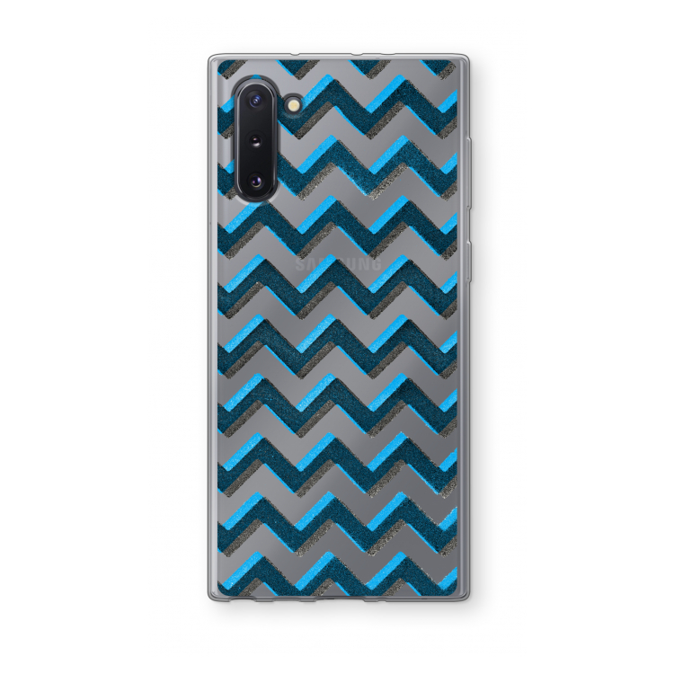 CaseCompany Onderbroken lijn: Samsung Galaxy Note 10 Transparant Hoesje