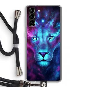 CaseCompany Firstborn: Samsung Galaxy S21 Plus Transparant Hoesje met koord