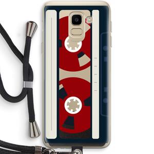 CaseCompany Here's your tape: Samsung Galaxy J6 (2018) Transparant Hoesje met koord