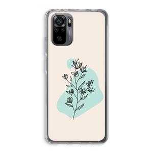 CaseCompany Violets are blue: Xiaomi Redmi Note 10 Pro Transparant Hoesje