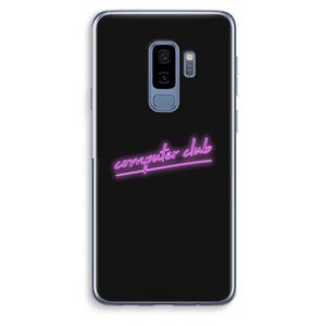 CaseCompany Vice Black: Samsung Galaxy S9 Plus Transparant Hoesje