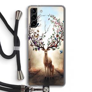 CaseCompany Seasons Change: Samsung Galaxy S21 Plus Transparant Hoesje met koord