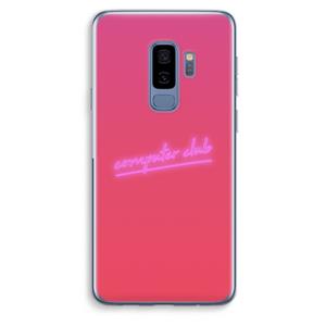 CaseCompany Vice Glow: Samsung Galaxy S9 Plus Transparant Hoesje