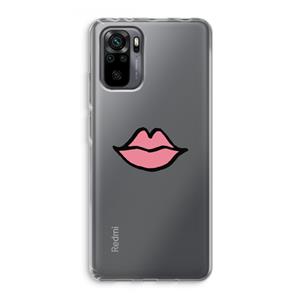 CaseCompany Kusje: Xiaomi Redmi Note 10 Pro Transparant Hoesje