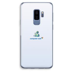 CaseCompany MSN: Samsung Galaxy S9 Plus Transparant Hoesje