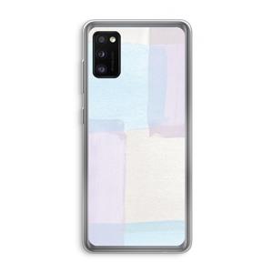 CaseCompany Square pastel: Samsung Galaxy A41 Transparant Hoesje