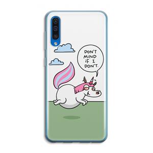 CaseCompany Unicorn: Samsung Galaxy A50 Transparant Hoesje