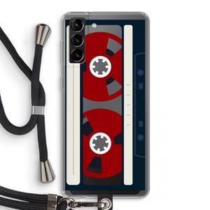 CaseCompany Here's your tape: Samsung Galaxy S21 Plus Transparant Hoesje met koord