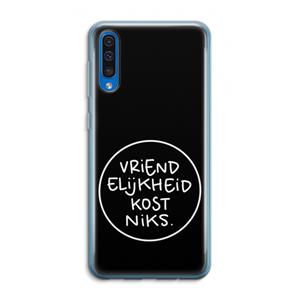 CaseCompany Vriendelijkheid: Samsung Galaxy A50 Transparant Hoesje