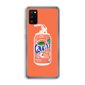 CaseCompany S(peach)less: Samsung Galaxy A41 Transparant Hoesje