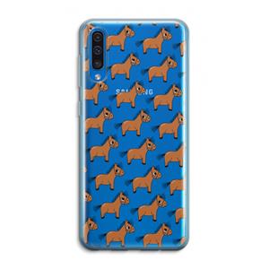 CaseCompany Pony: Samsung Galaxy A50 Transparant Hoesje