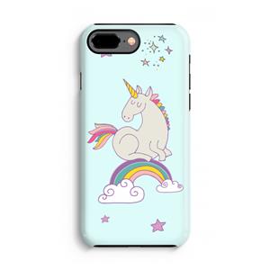 CaseCompany Regenboog eenhoorn: iPhone 7 Plus Tough Case