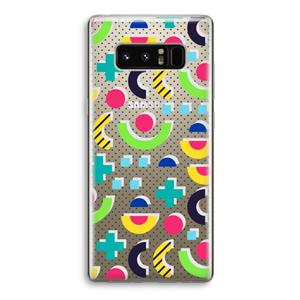 CaseCompany 8-bit N°1: Samsung Galaxy Note 8 Transparant Hoesje