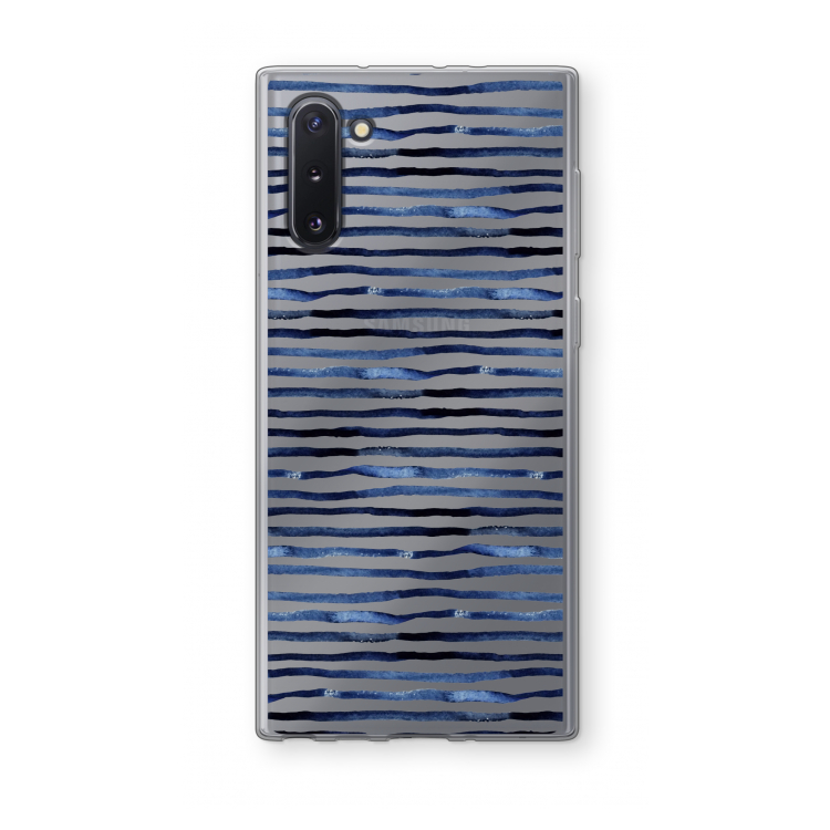 CaseCompany Verrassende lijnen: Samsung Galaxy Note 10 Transparant Hoesje