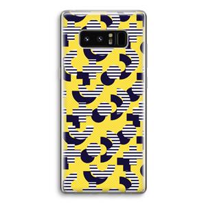 CaseCompany 8-bit N°3: Samsung Galaxy Note 8 Transparant Hoesje