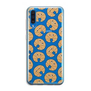 CaseCompany Croissant: Samsung Galaxy A50 Transparant Hoesje
