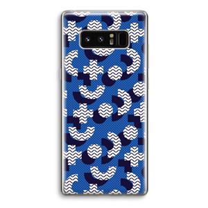 CaseCompany 8-bit N°5: Samsung Galaxy Note 8 Transparant Hoesje