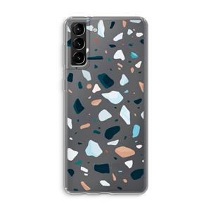 CaseCompany Terrazzo N°13: Samsung Galaxy S21 Plus Transparant Hoesje