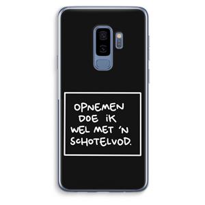 CaseCompany Schotelvod: Samsung Galaxy S9 Plus Transparant Hoesje