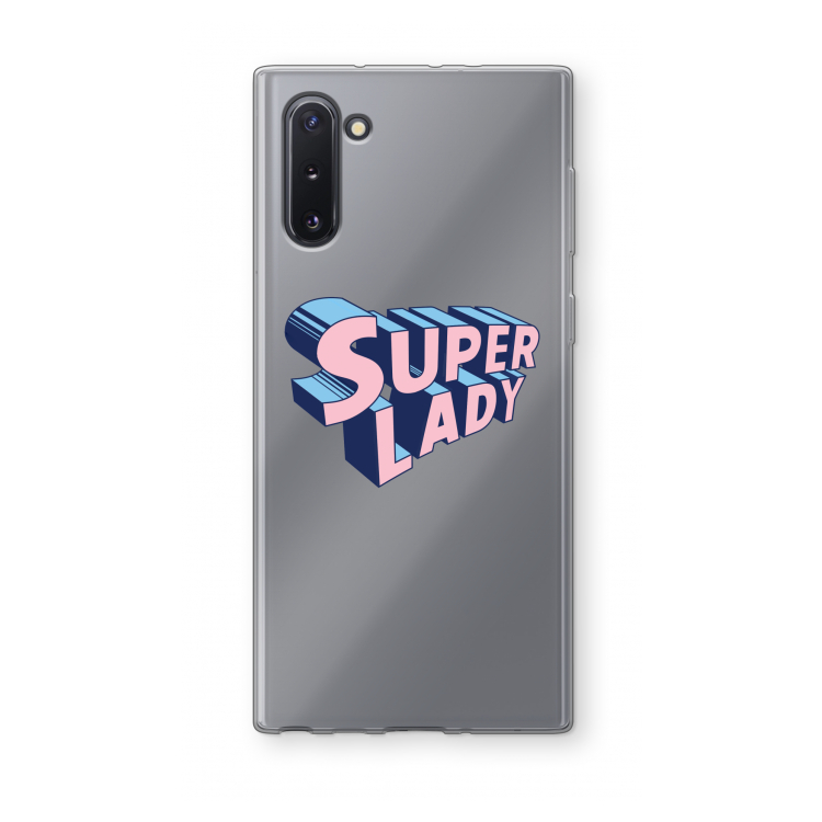 CaseCompany Superlady: Samsung Galaxy Note 10 Transparant Hoesje