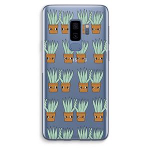 CaseCompany Sansevieria: Samsung Galaxy S9 Plus Transparant Hoesje