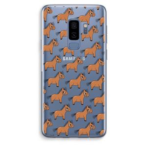 CaseCompany Pony: Samsung Galaxy S9 Plus Transparant Hoesje