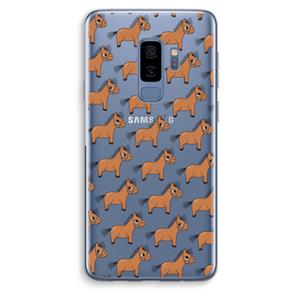 CaseCompany Pony: Samsung Galaxy S9 Plus Transparant Hoesje