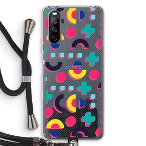 CaseCompany 8-bit N°2: Sony Sony Xperia 10 III Transparant Hoesje met koord